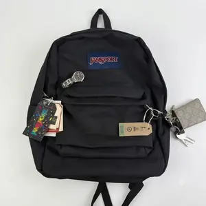 JanSport SuperBreak One Backpack • Durable Lightweight School & Work Bag • Classic Black Unisex Bookbag 🎒