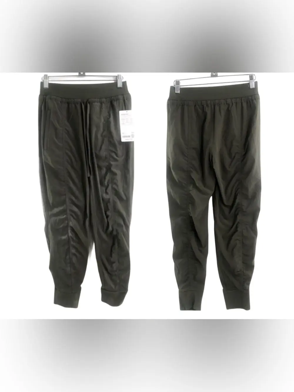 Olive Green Featherweight Stretch Joggers