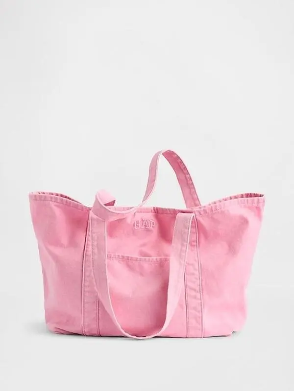 Gap Logo Tote Bag - Neon Pink Glow - TikTok Shop