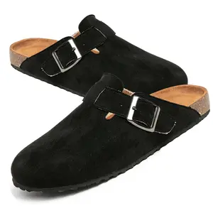 Fall Cozy Clogs for Women & Men – Stylish Arch Support Mules with Cork Footbed BERANMEY