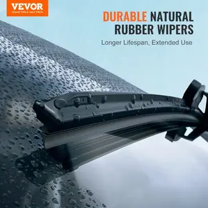 VEVOR 21" Rubber Wiper Blades, 53 cm Universal Replacement Wind Shield Wiper