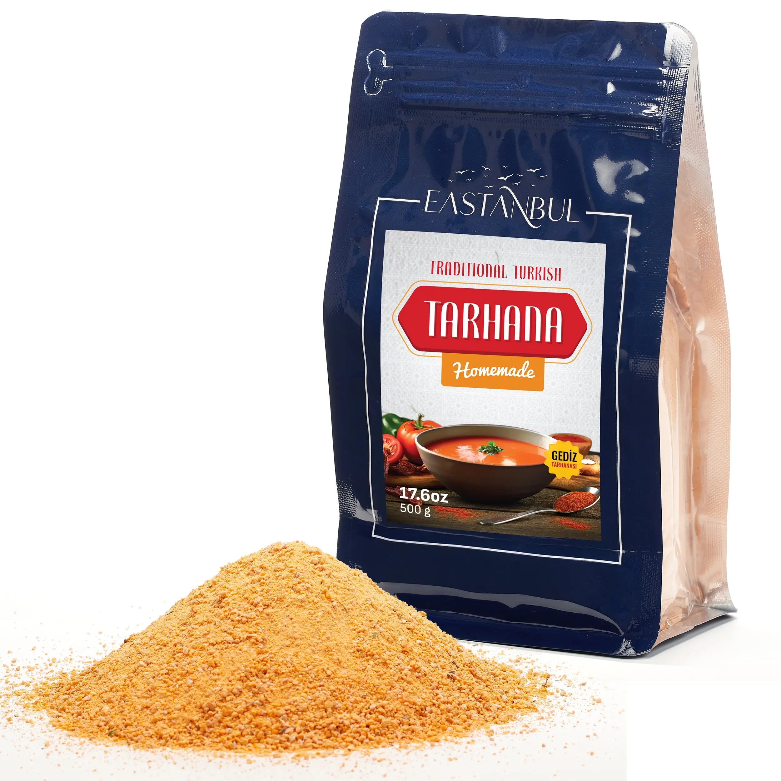 Eastanbul Traditional Turkish Tarhana Soup, Home Made Trahana, Sour Trahana 17.6oz