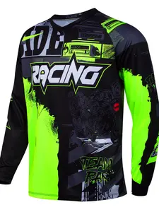 Racing Long Sleeve Downhill Shirt Anti-UV Downhill Jersey MTB Bike Cycling Jerseys Breathable DH T-Shirt Motocross Mtb Wear