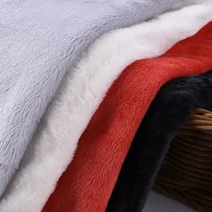 Crystal super-soft short plush fabric, crystal velvet short plush, clothing lining, blanket, pajamas, knitted fabric