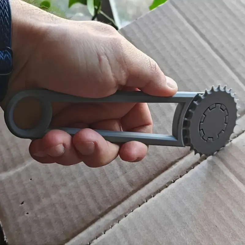 Adjustable Handheld Cardboard Box Punch Tool, Plastic Puncher, Versatile Cardboard Hole Punch for DIY Crafts, Artistic Endeavors, Art Projects, Card Making, Strong Structure, Card Punching Machine