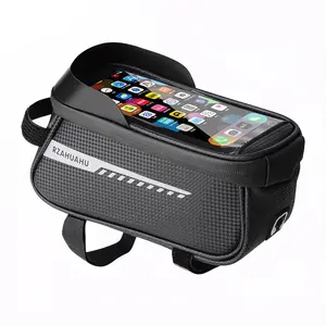 Electric Bike Frame Bag, Waterproof Bicycle Storage Bag, Easy to Install & Detach, Ideal for Phones, Tools & Essentials