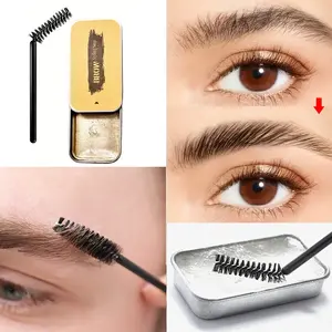 Wild Brow Grooming Soap Waterproof Sweatproof Long-Lasting No Smudge Lightweight Comfortable Newbie Lazy Eyebrow Shaping Soap Brow Enhancer