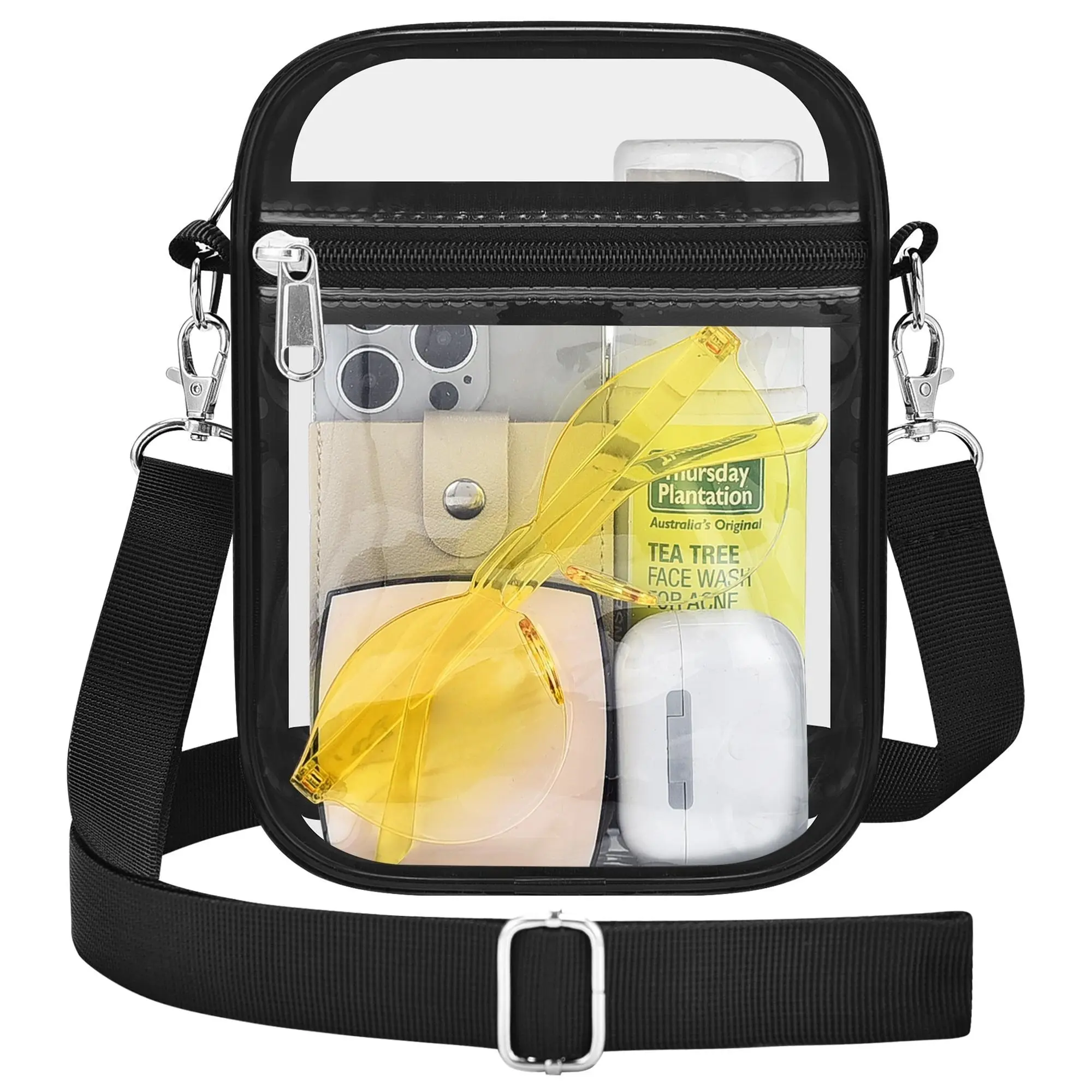 Slumou Clear Purse Stadium Transparent Messenger Bag Stadium 