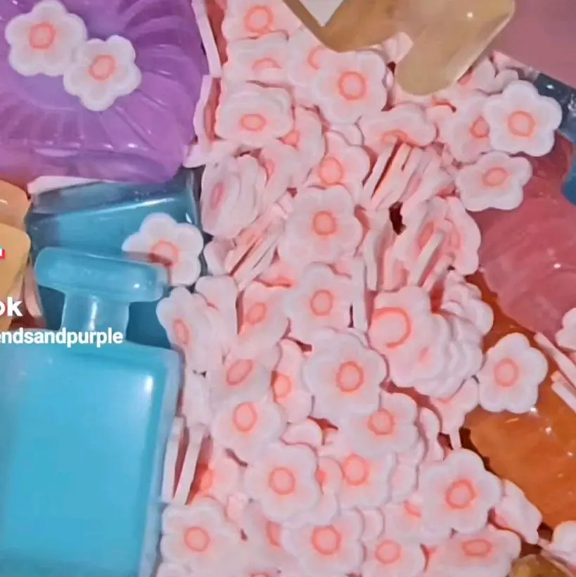 Lumi Flowers and Bottle Charms - Assorted Floral and Bottle Charms in Assorted Colors, Ideal for Crafting and Decorating