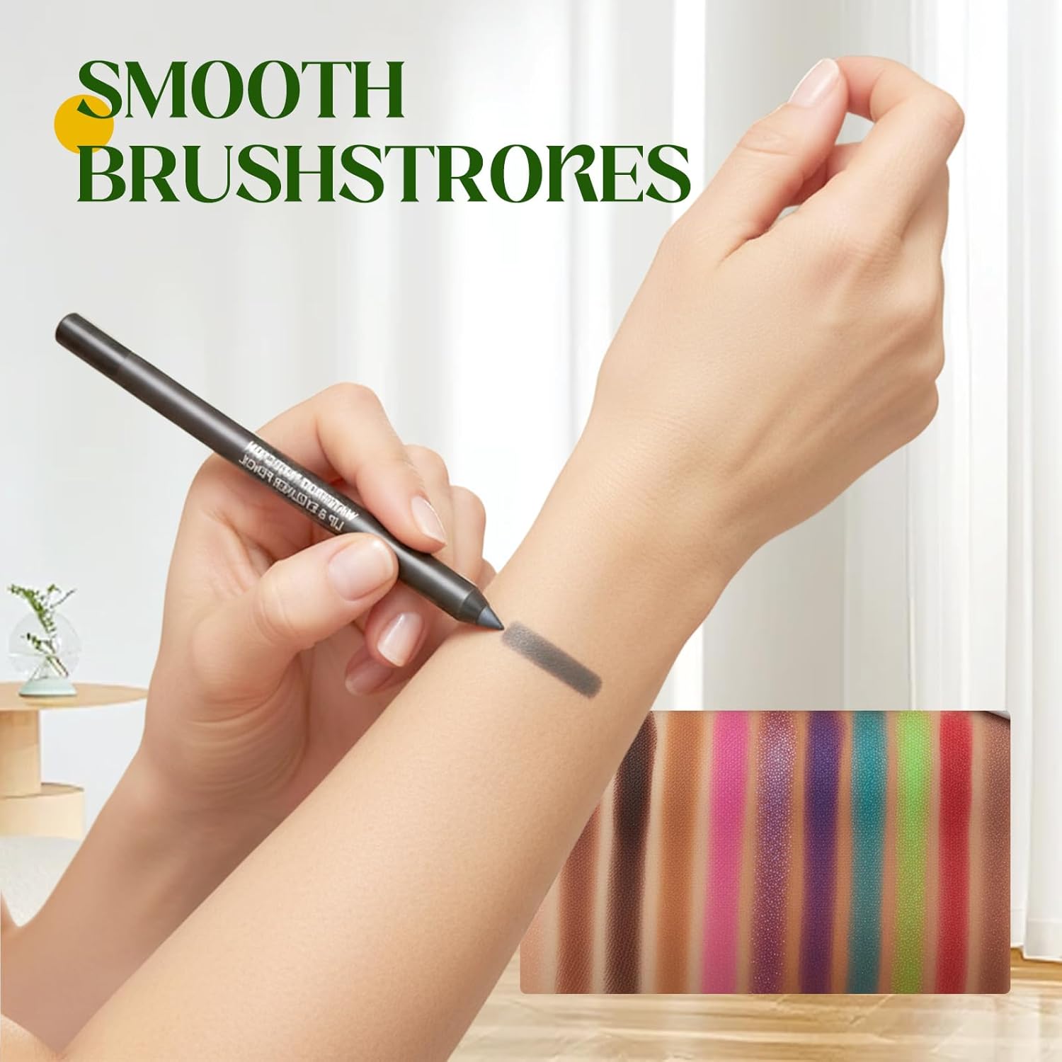 12 PCS Colorful Eyeliner Pencils Set, 2026 New Colored Metal Pearlescent Eyeliners , Smudge-Proof Colored Gel Liners for Women special gift