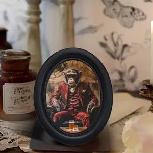 Cool Monkey Boss Decoration, Suit Gangster Monkey, Fun Atmosphere Bedroom Entryway Desk Wall Decor, Unique Home Ornament, Desktop Decoration Ornament