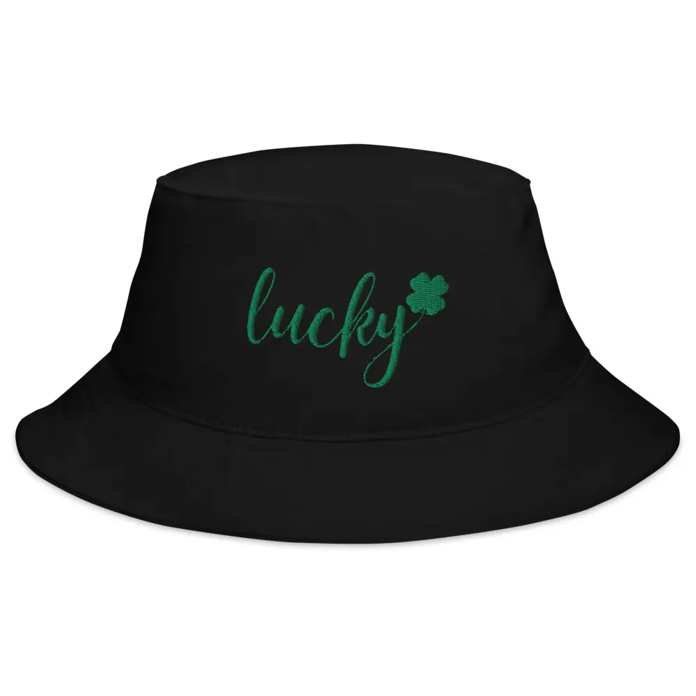Lucky 4-Leaf Clover Bucket Hat