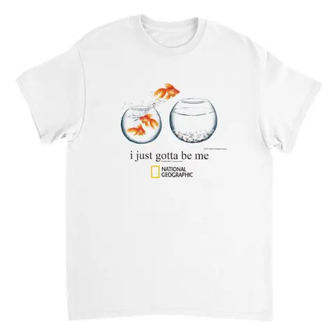 I Just Gotta Be Me Goldfish T-Shirt, Animal Tee, Gifts Shirt, Unisex Vintage Graphic Tees Gothic Grunge Y2k Emo Scene Amity Affliction Style Clothes Men Women Streetwear