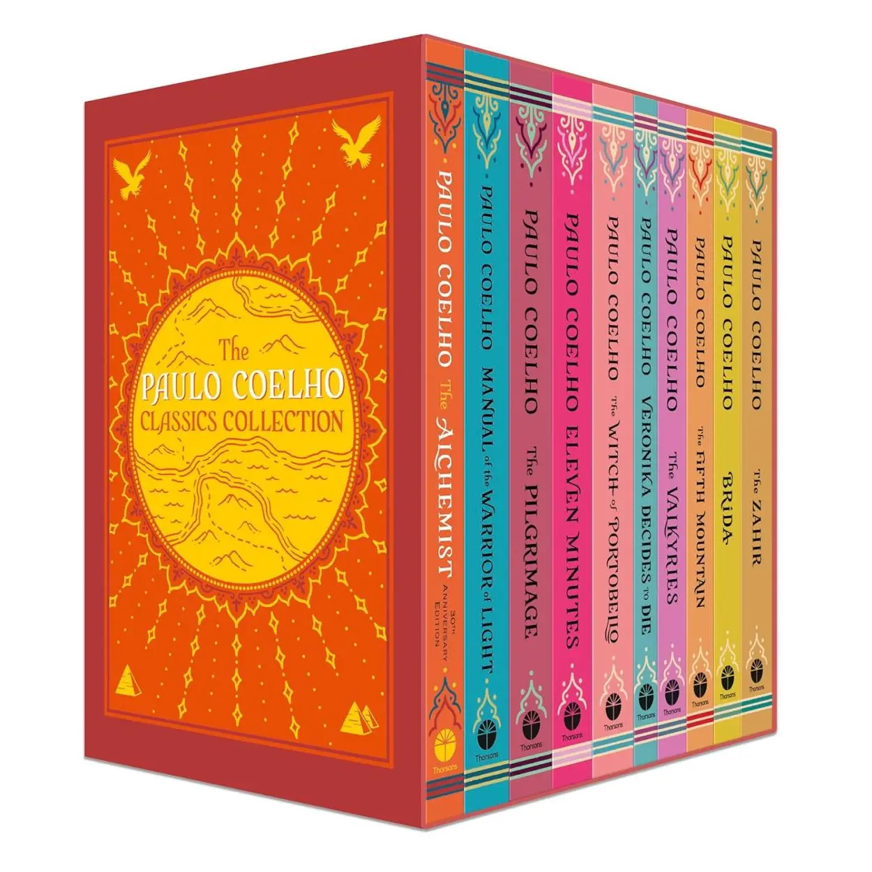 The Paulo Coelho Classics Collection 10 Books Box Set (Alchemist, Manual of the book bundle Paperback Box Set Hardcover Box Set