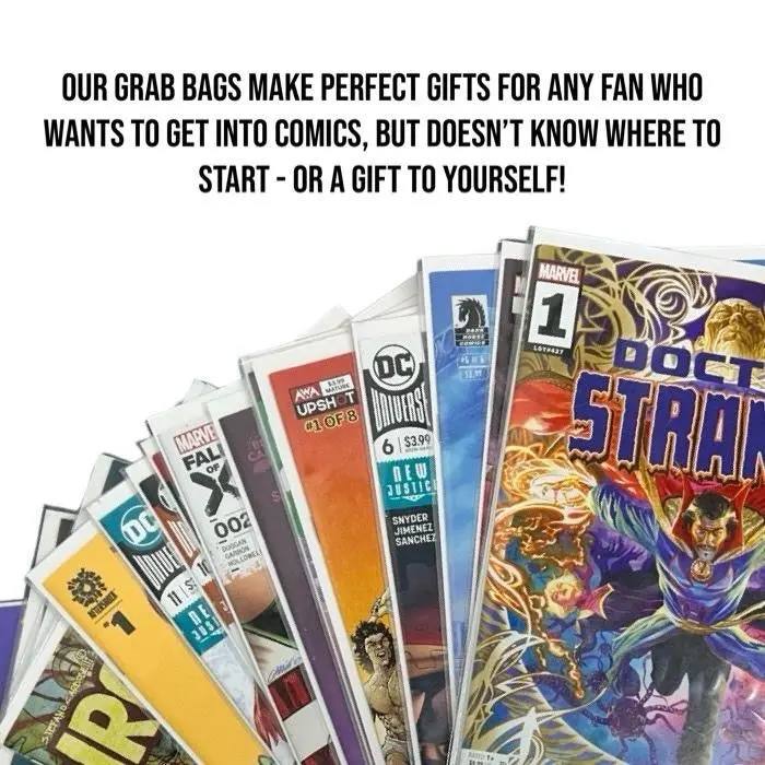 10-Pack All-Ages Comics Set - Adventure Genres, Comic Fun, Perfect Gift for Superhero Movie Fans, Bonus Freebies, Indie Gems, Ideal for New Readers