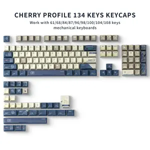 XVX DAMAGED MECHA Cherry Profile Keycaps Full Set 134-Keys （only keycap, not include a keyboard）