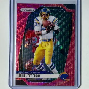 John Jefferson Pink Wave Panini Prizm