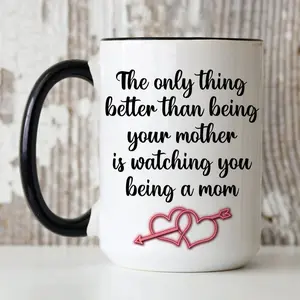 Mother's Day Mug, Gift for Daughter from Mom, Daughter Mother's Day Gift, Birthday Gift from Mother, Daughter New Baby, New Mom Gift