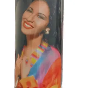 Selena Tumbler - Colorful Design with Selena Image, Ideal for Drinks and Beverages