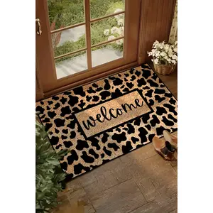 Western Stylish Animal Print Welcome Doormat