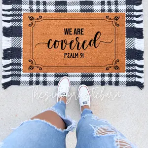 We Are Covered, Psalm 91 Doormat