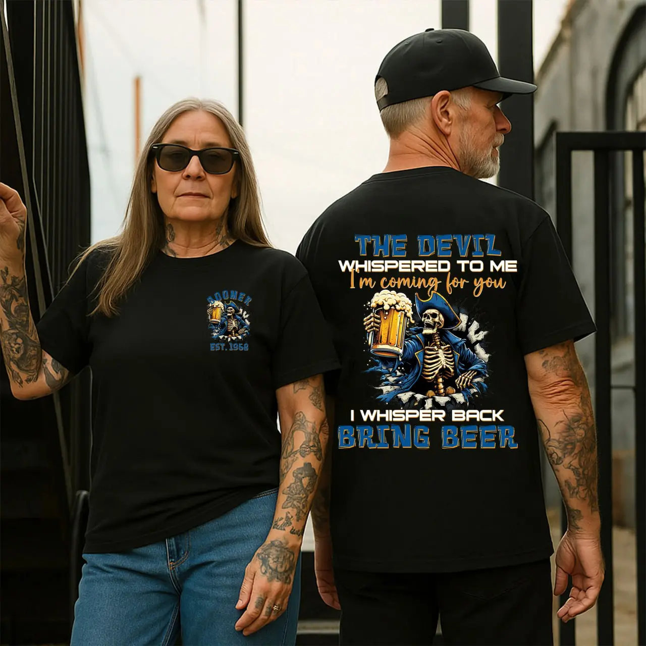 Personalized Year 1946-1964 The Devil I'm Coming For You Baby Boomer shirt, I Whisper Back Bring Beer Boomer Shirt, Generation Baby Boomer Shirt, Full Colors, Full Sizes, For Men, For Women