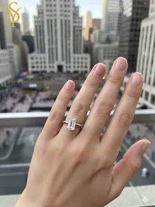 GIA Certified 1.04 ct F SI1 Emerald Cut Diamond Ring – White Gold