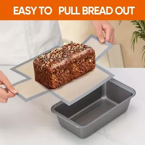 Silicone Bread Mold, Food Grade Safe Material, Non-Stick Reusable, Easy Clean, High Temperature Resistant, Kitchen & Restaurant Baking Tool