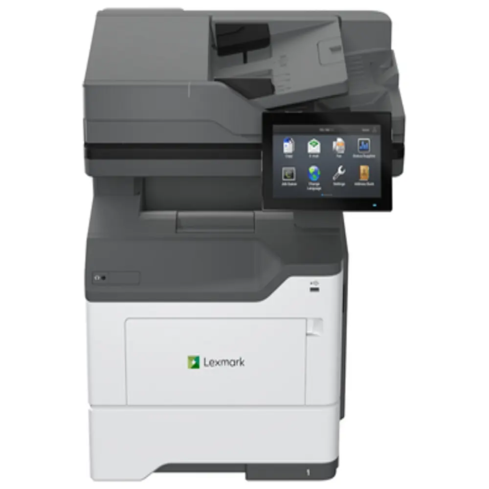 Lexmark 38S0900 MX632adwe Multifunction Monochrome Laser Printer, White and Grey