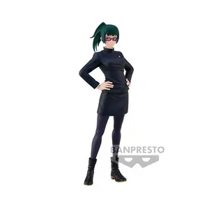 Banpresto Jujutsu Kaisen – Maki Zenin Glasses & Ponytail Anime Figure PVC Figurine Collectible Display