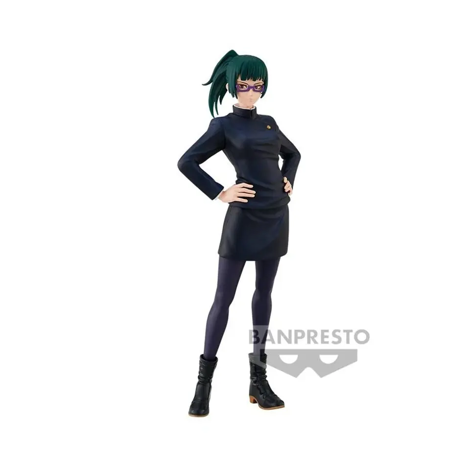 Banpresto Jujutsu Kaisen – Maki Zenin Glasses & Ponytail Anime Figure PVC Figurine Collectible Display