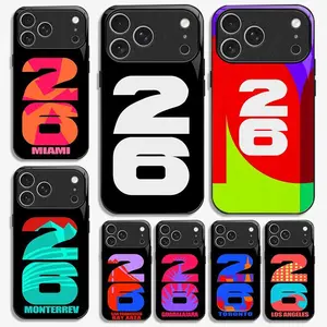 2026 Soccer Fan Host City Phone Case — Bold, Sporty Pride Design (Miami/LA/Atlanta) for iPhone 17 Pro — 975