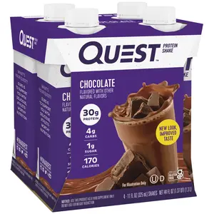 Quest Protein Shake, Chocolate, 30g Protein, Gluten Free Beverage Sweet