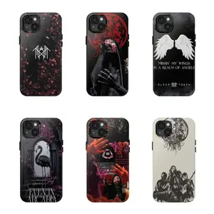 Sleep-Token Phone Cases Compatible for iPhone 17 16 15 14 13 12 11 Pro Air Plus ProMax and Samsung Galaxy S26 Ultra S25 S24 S23 S22 anti drop and phone case