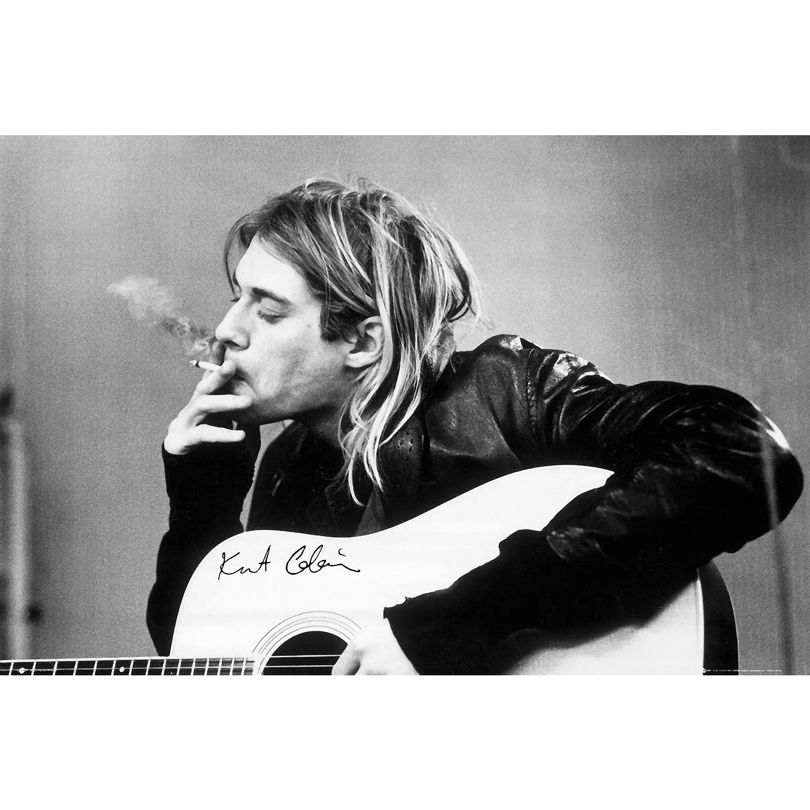 Nirvana Kurt Cobain Poster, Rock Music Poster, Music Poster