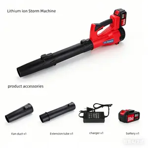 Cordless Snow Blower, Portable Electric Snow Thrower with Battery & Charger for Driveway Patio