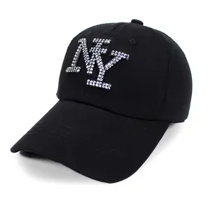 Ladies Rhinestone NY Hat | New York Hat For Women (3 Colors)