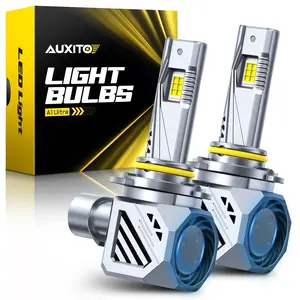 AUXITO 9006/HB4  LED Headlight Bulbs, 58,000LM Brightness, Fog Lights LED Bulb,6500K Cool White, 1:1 Halogen Size 9006 Light Conversion Kits, Plug-N-Play, No Adapter Required,IP68 Waterproof, Pack of 2
