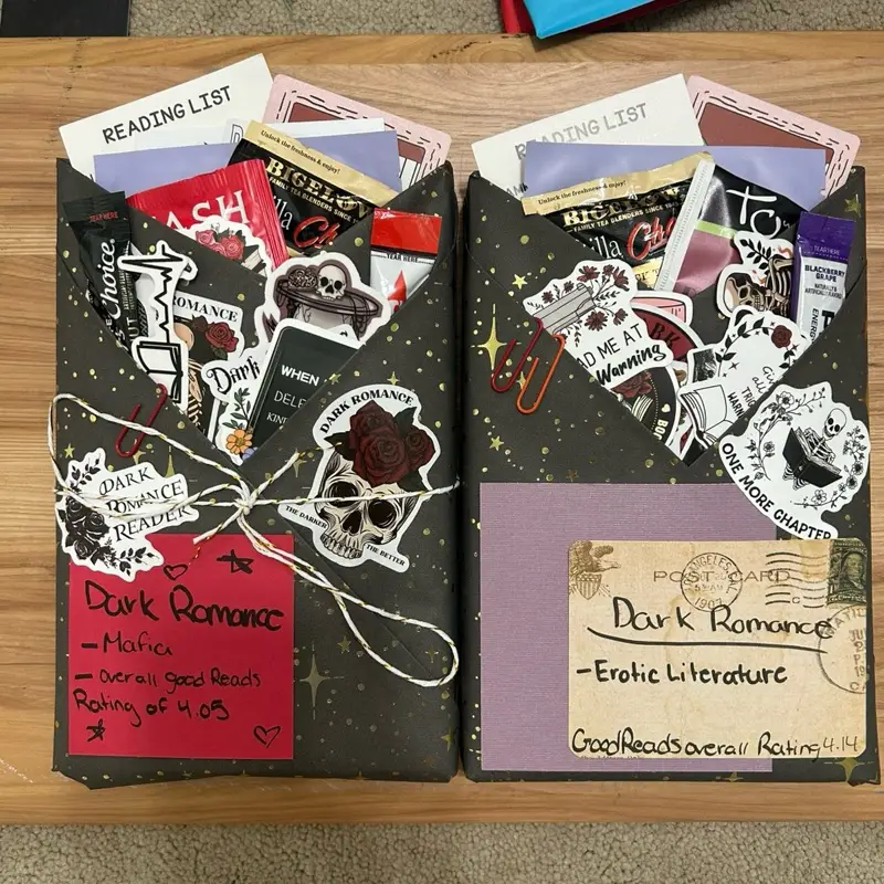 Blind date with a book + stickers and a drink mix!