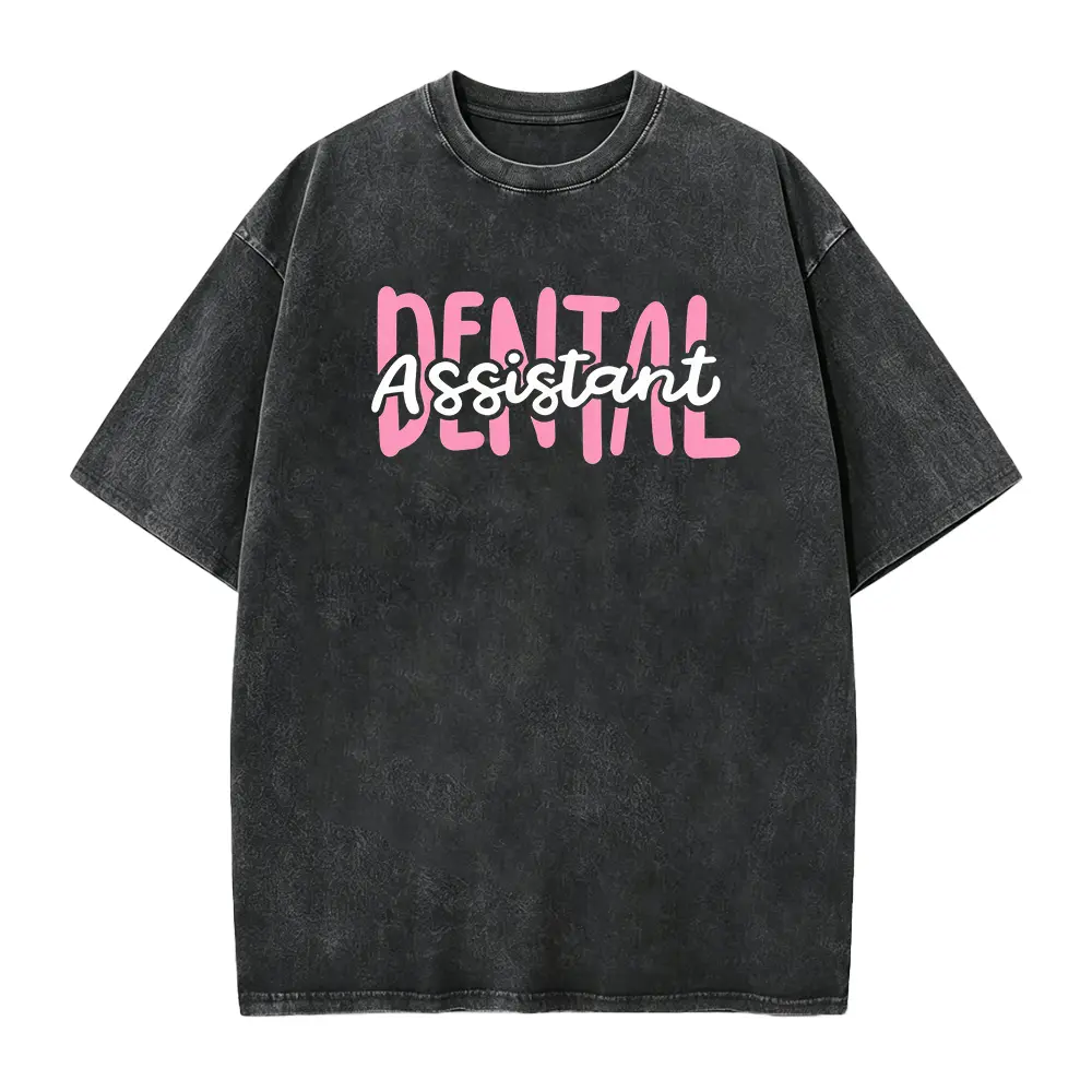 Comfortable Milk Silk Dental Assistant Tee – Unisex Outdoor T-Shirt, 100% Quality Fabric