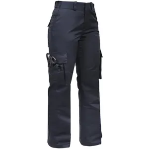 Midnight Blue - 9 Pocket EMT Pants - Polyester Cotton Twill - Cargo Work Trousers - Womens