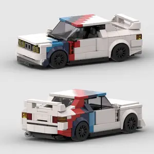 372pcs Moc Building Block Car Model Set, Moc Blocks Set, Stem Educational Creative Toy, DIY Assembly Kit for Adults, Perfect Gift for Birthday Christmas