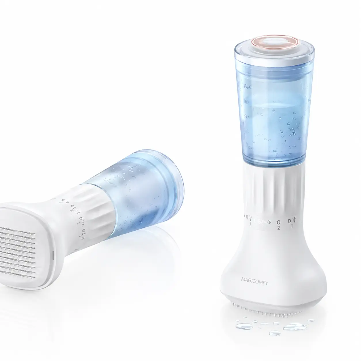 Hydra Derma Stamp: 0.25mm Adjustable Microneedling Skincare Tool with Serum Applicator, Portable Beauty Care Tool