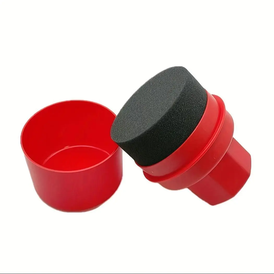Premium Tire Wax Applicator Sponge - Durable Waxing Tool for Superior Car Tire Care & Maintenance, 1 Pc, Tire Waxing