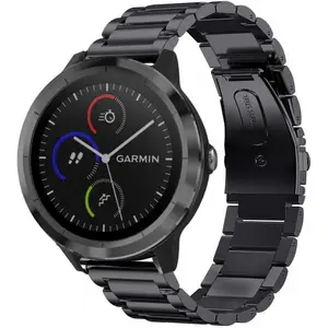 20mm Metal Bands Compatible with Garmin Vivoactive 6/5/3/3 Music, Venu Sq/Venu 2 Plus, Forerunner 55/165/245/645, Samsung Galaxy Watch 42mm/Active 2 1-USA