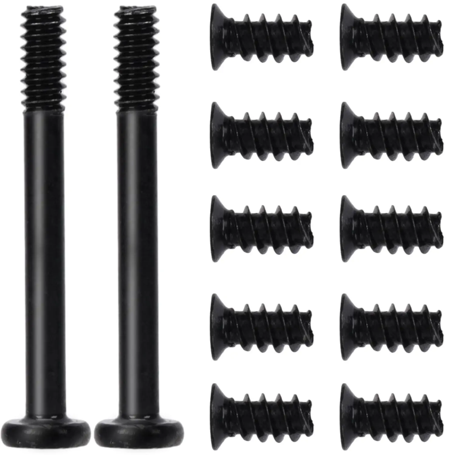 Computer Cooling Fan Mount Screws Case Fan Long Short Screws Kit (#6-32x30mm 20PCS /M5x10mm 20PCS)