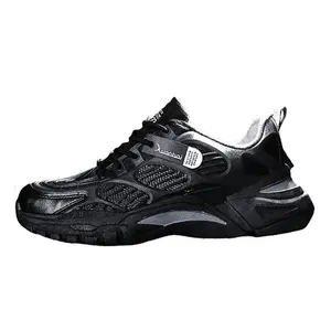 2026 Men's Autumn Shoes: Breathable Flyknit Thick-Soled White Sneakers, Trendy Low-Cut Casual Sports Shoes, Unisex