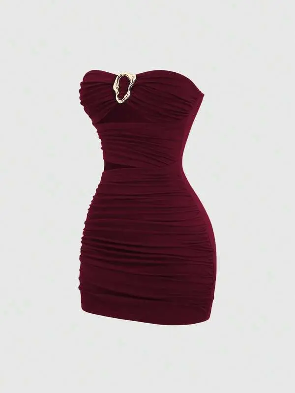 ruched bodycon dress midi Amelia Sage Ruched Midi Bodycon Dress