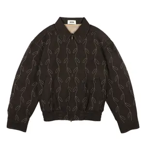 RE:NEWOOL Floral Stitch Jacket