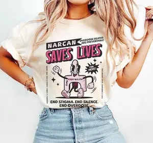 Narcan Saves Lives Shirt, Overdose Awareness Shirt, End The Stigma Carry Narcan Shirt, Harm Reduction Shirt Public Health Shirt End Overdose Sweatshirt, Hoodie, Comfort Colors Tshirt, Hoodie and Sweatshirt